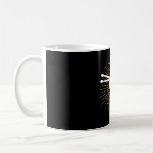 Drummer Drum Sticks Hand Rock Coffee Mug