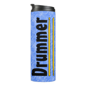Drummer Drum Sticks  Thermal Tumbler