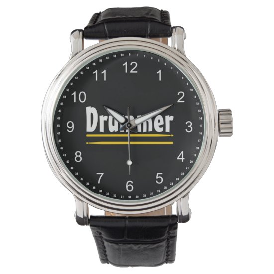 Drummer Drum Sticks Watch