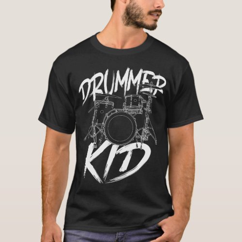 Drummer Drummer Kid Vintage T_Shirt