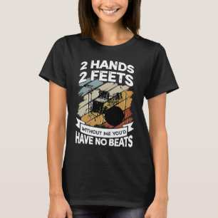 Drummer  Drummer Music Drums Instrument Men T-Shirt