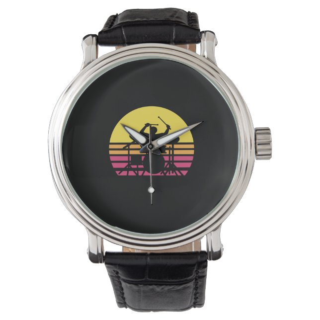 Drummer Drums Drumming Watch (Front)