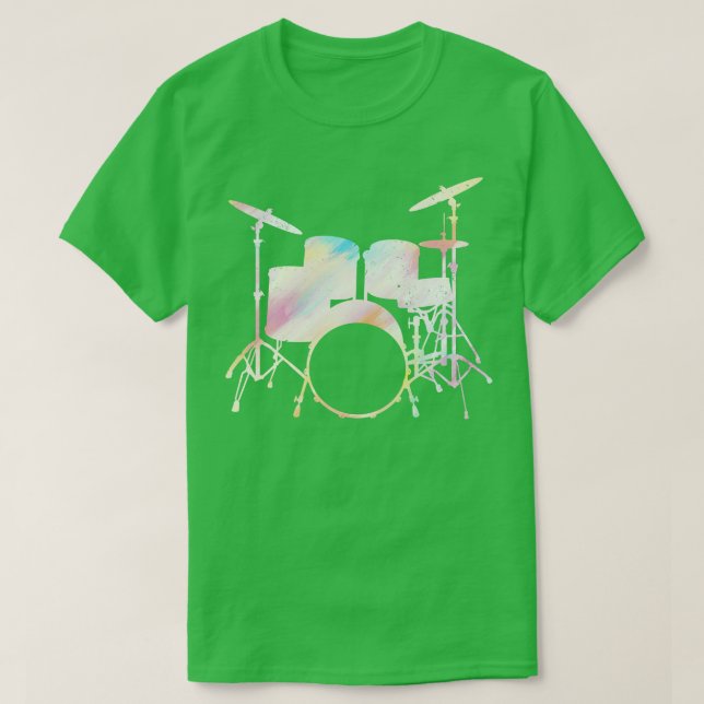 Drummer Drums Drumsticks Musician Outfit 7 T-Shirt (Design Front)