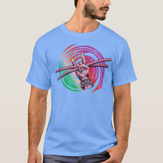 Drummer Drums Drumsticks Musician Outfit 8 T-Shirt