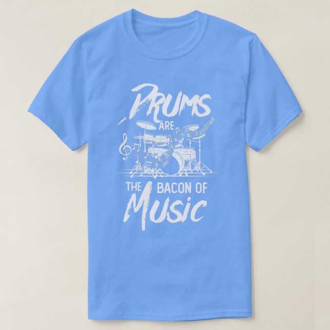 Drummer Drums Music Drumming Musician Gift  T-Shirt (Design Front)