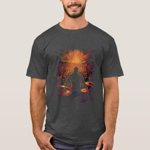 Drummer Drums Player Drumming Band Musician friend T-Shirt