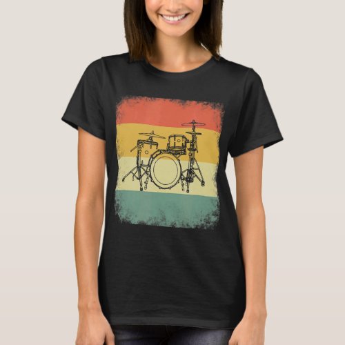 Drummer evolution Drumset design for musicians_2 T_Shirt