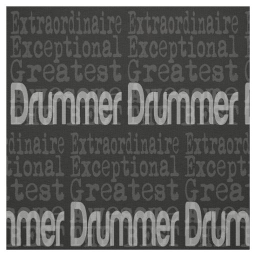 Drummer Extraordinaire Fabric