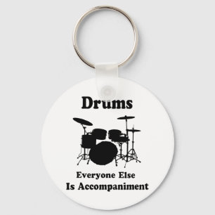 Drummer Gift Keychain