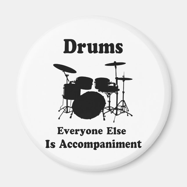 Drummer Gift Magnet (Front)