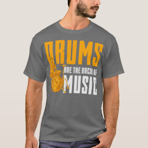 Drummer Gift Percussion Rock Music Drums T-Shirt