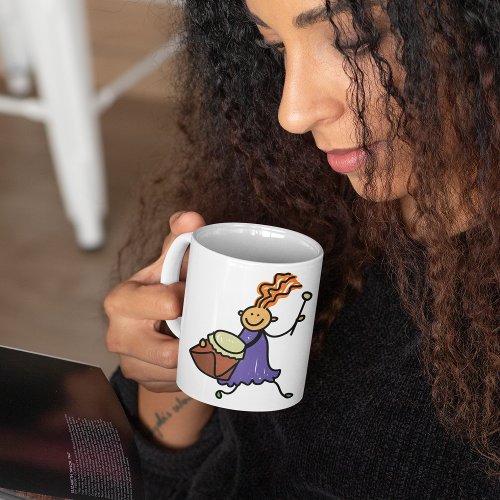 Drummer Girl Coffee Mug