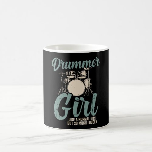 Drummer Girl  Drums Drummer Gift Coffee Mug