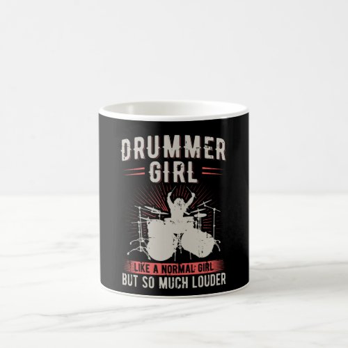 Drummer Girl  Drums Drummer Gift Coffee Mug