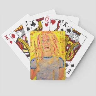 Drummer Girl Poker Cards