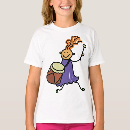 Drummer Girl T_Shirt