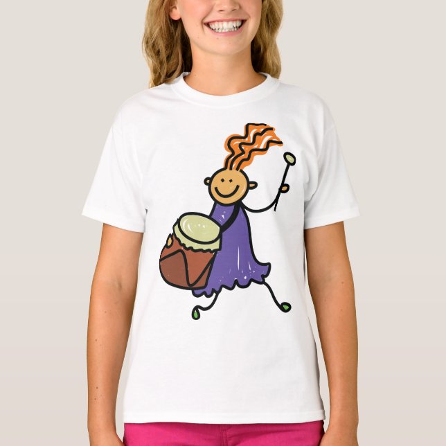Drummer Girl T-Shirt (Front)