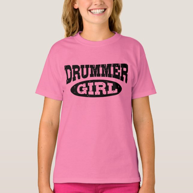 Drummer Girl T-Shirt (Front)