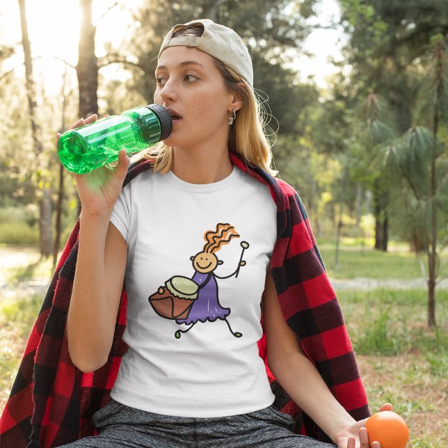 Drummer Girl T-Shirt (Creator Uploaded)