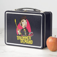 Drummer Guy with Drumsticks Design