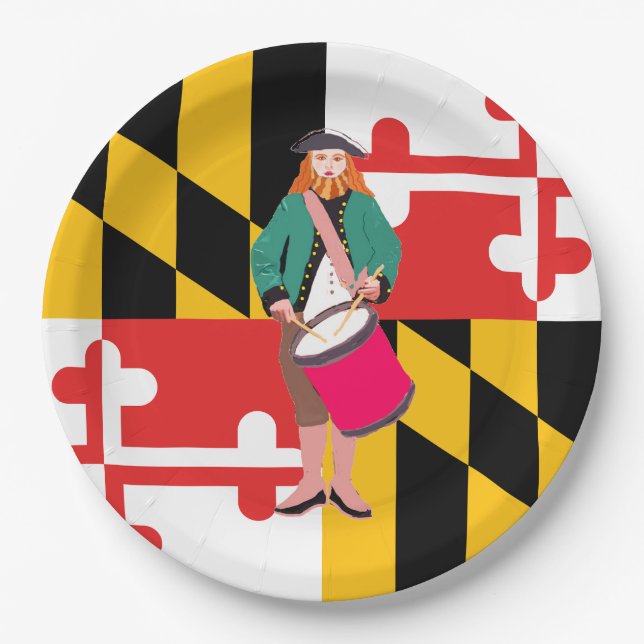 Drummer in Maryland    Paper Plates (Front)