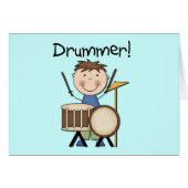 Drummer - Male Tshirts and Gifts (Front Horizontal)