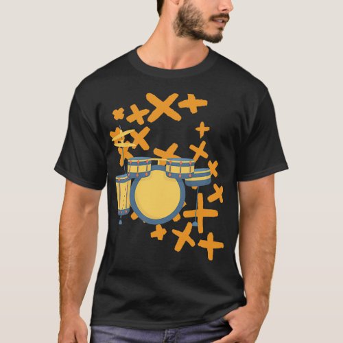 Drummer Marching Band Drum Player T_Shirt