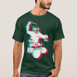 Drummer Monster Drum Drum  T-Shirt