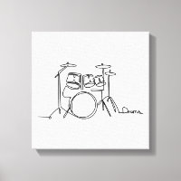 Drummer Music Design One-Line Drums