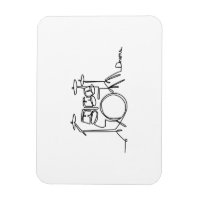Drummer Music Design One-Line Drums