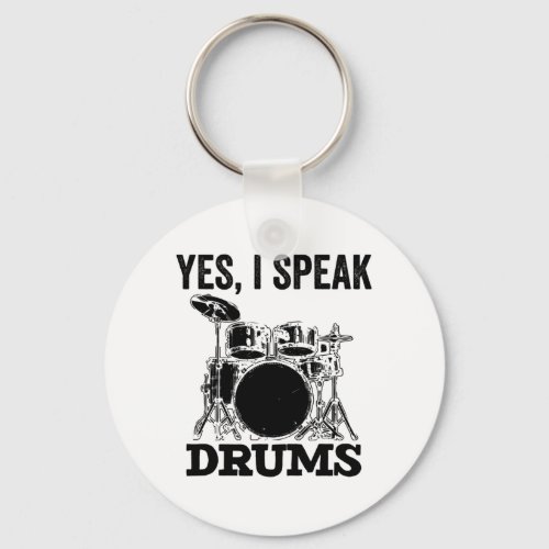 Drummer  Musical Instrument Drums Gift Keychain