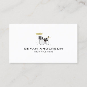 Drummer - Musician Business Card