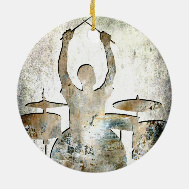 Drummer ornament 4, Copyright Karen J Williams (Back)