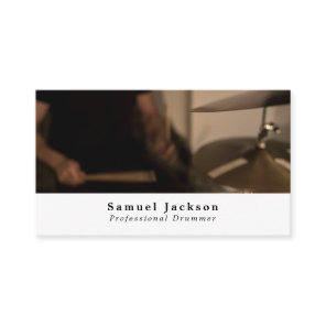 Drummer, Professional Musician Business Card