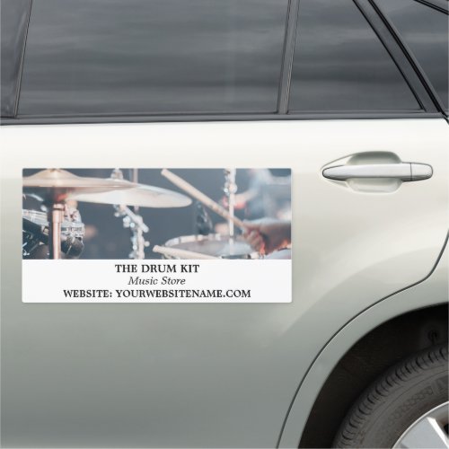 Drummer Professional Musician Car Magnet