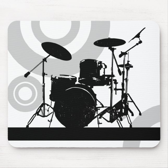 drummer rings mouse pad (Front)