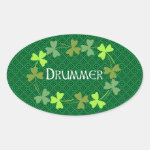 Drummer Shamrock Oval