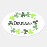 Drummer Shamrock Oval