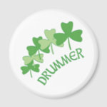 Drummer Shamrocks Outlined 