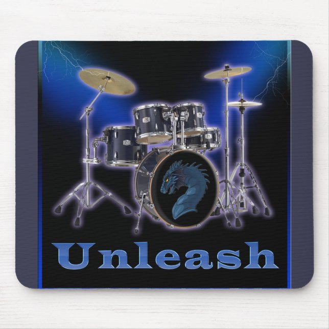 Drummer t-shirts mouse pad (Front)