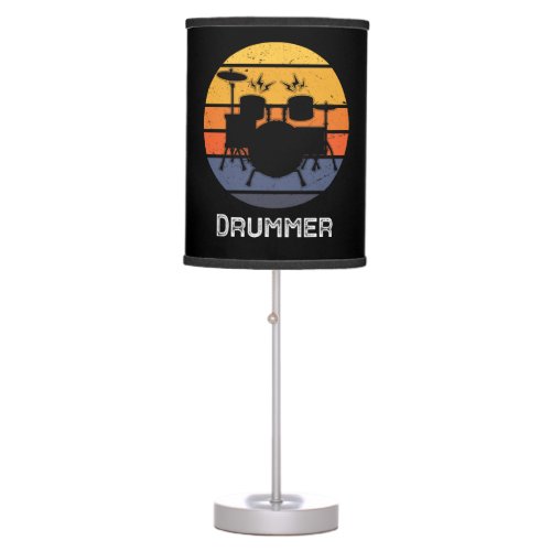 drummer  table lamp