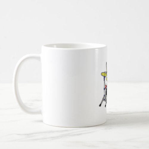 Drummer Unicorn _ Unicorn loves drums  Coffee Mug