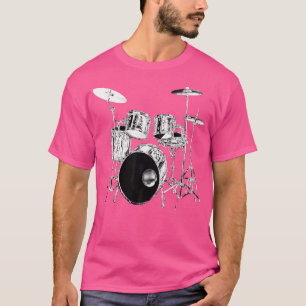 Drummer Vintage Drum Set T-Shirt