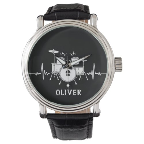Drummer with Custom Name _ Watch