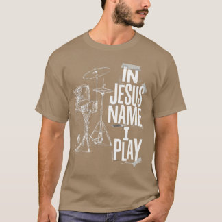 Drummer Worship Band Music retro friend T-Shirt
