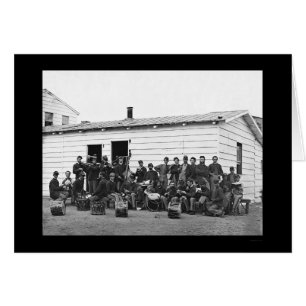 Drummers at Leisure in Washington, DC 1865 Cards