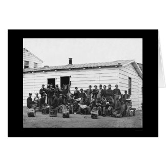Drummers at Leisure in Washington, DC 1865 Cards