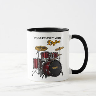 Drummers do it with Rhythm (customizable) Mug