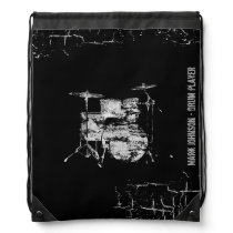 drummers personalized drawstring bag drummers personalized drawstring bag