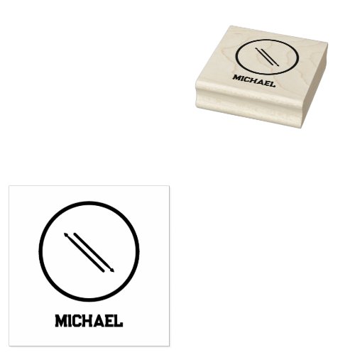 Drummers Personalized Rubber Stamp